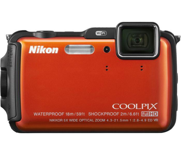 Nikon COOLPIX AW120 pomarańczowy - 1451011 - zdjęcie 2